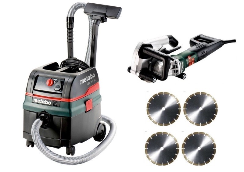 Prezzo scanalatrice per impianti METABO con aspiratore MFE 40 - METABO