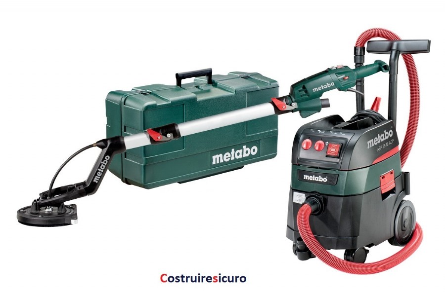 Prezzo LSV 5-225 Comfort levigatrice a stelo con aspiratore ASR 25 L SC -  METABO